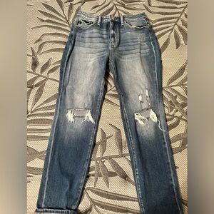 KanCan crop distressed jeans